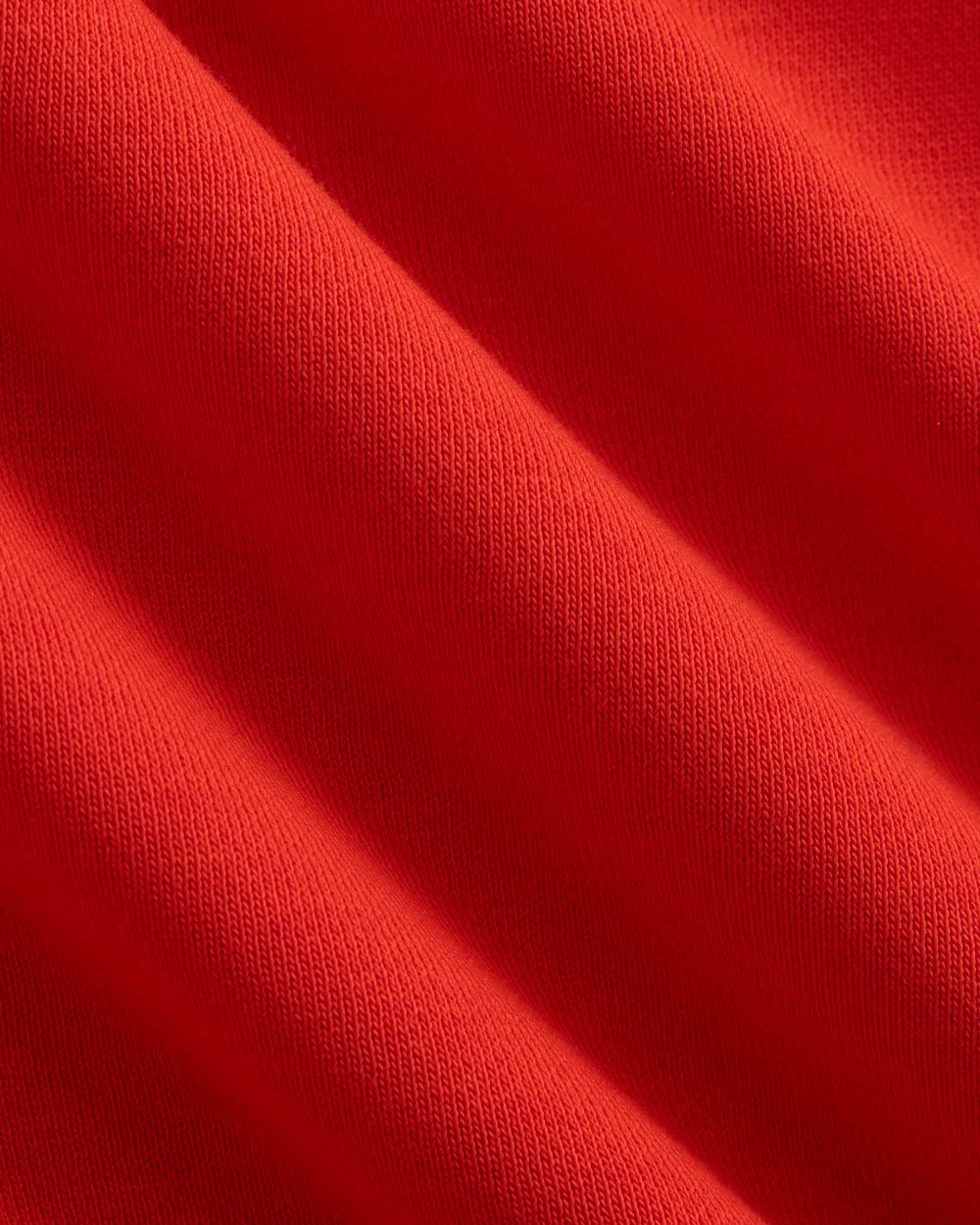 Luxe Fleece Half-Zip Sweatshirt | Fiery Red - Image 2