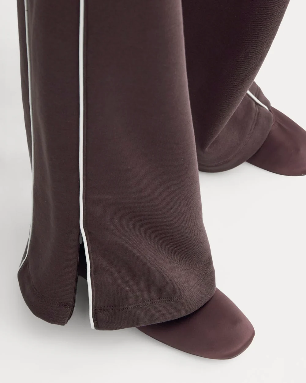 Luxe Fleece Track Pant | Dark Chocolate - Image 4