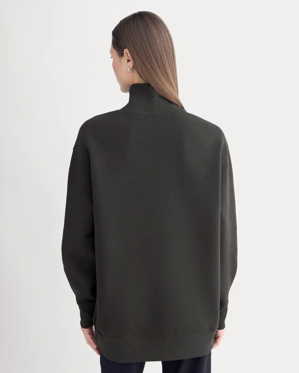 Luxe Fleece Turtleneck | Black - Image 5