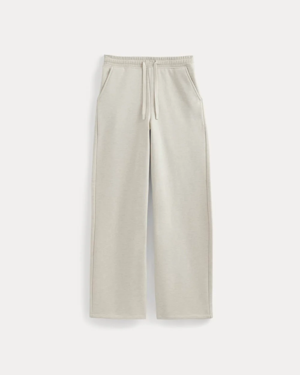 Luxe Fleece Wide-Leg Sweatpant | Heathered Oat - Image 2