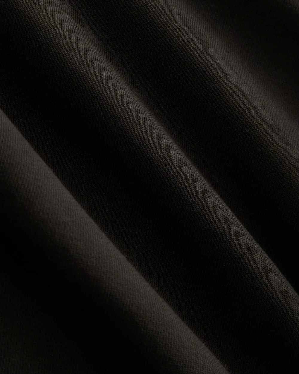 Luxe Fleece Full-Zip Cropped Hoodie | Black - Image 6