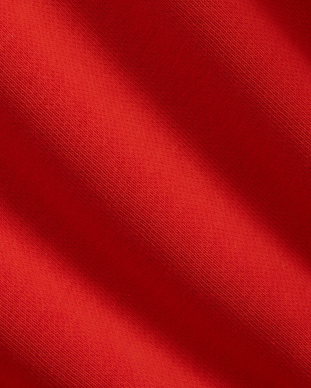 Luxe Fleece Full-Zip Cropped Hoodie | Fiery Red - Image 6