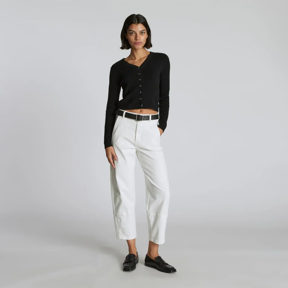 The Luxe Merino Cardigan | Black - Image 8