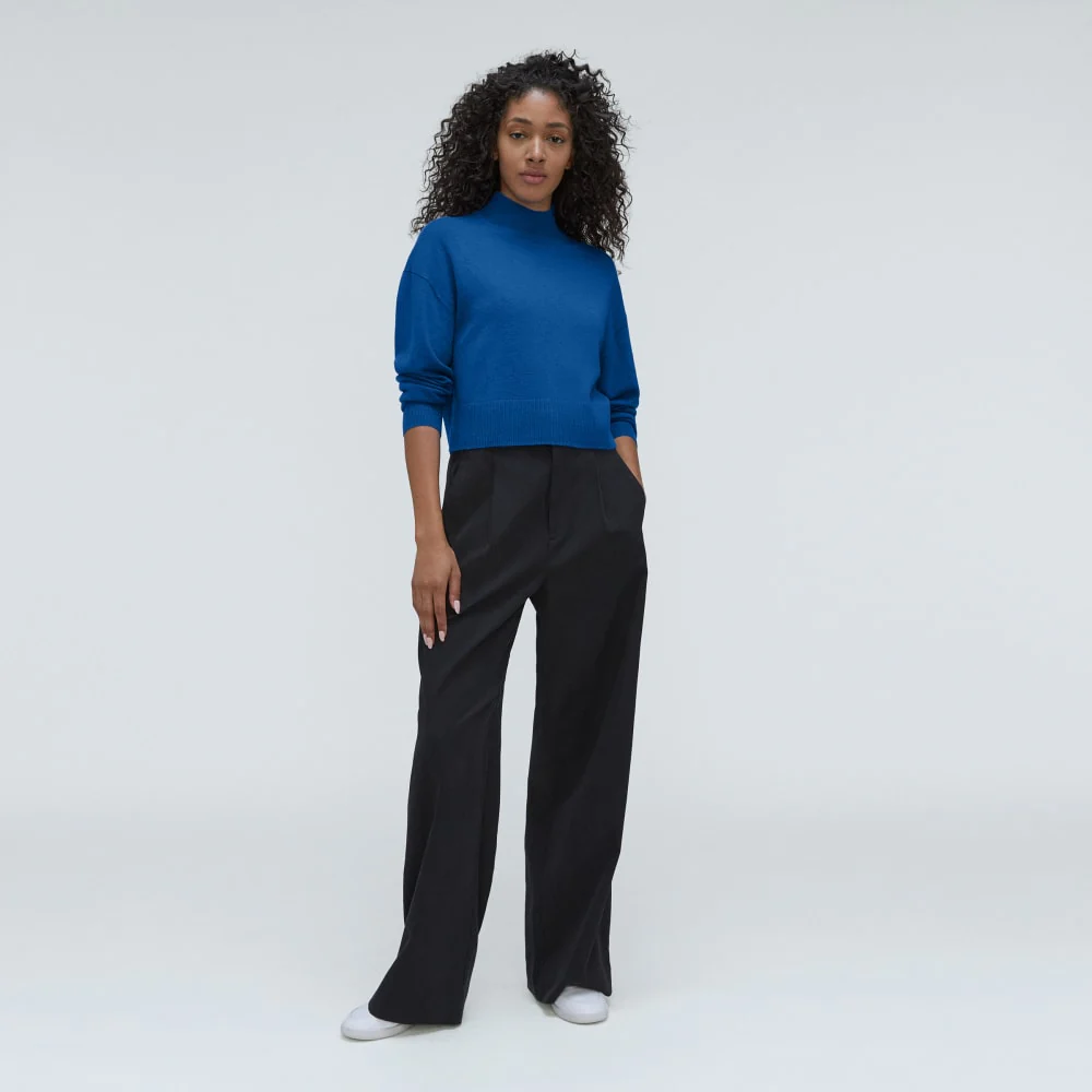 The Luxe Merino Turtleneck | Lapis Blue - Image 6