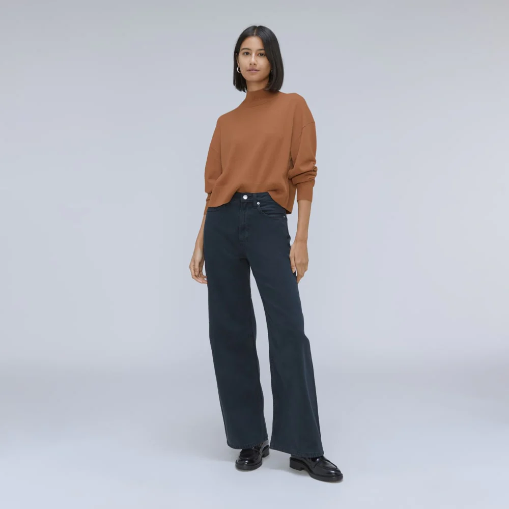 The Luxe Merino Turtleneck | Tawny Brown - Image 6