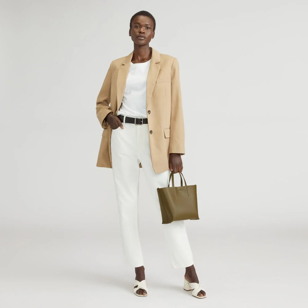 The Luxe Italian Leather Crossbody | Beech - Image 3