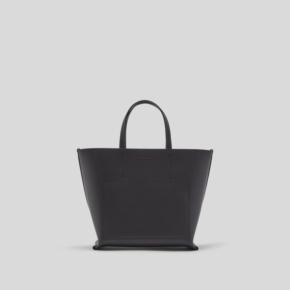 The Luxe Italian Leather Crossbody | Black - Image 6