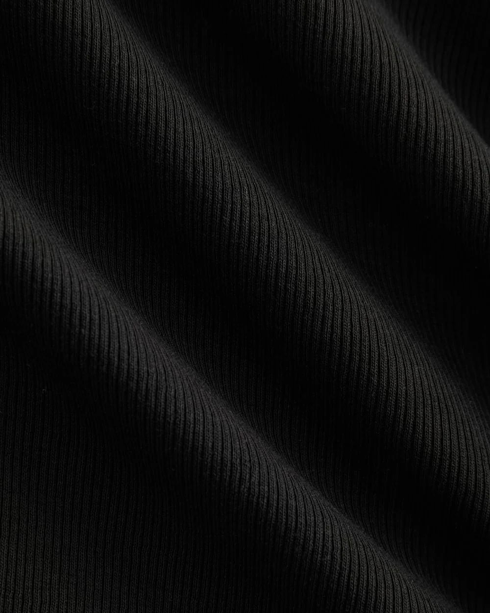 Luxe Rib Deep U-Neck Top | Black - Image 6