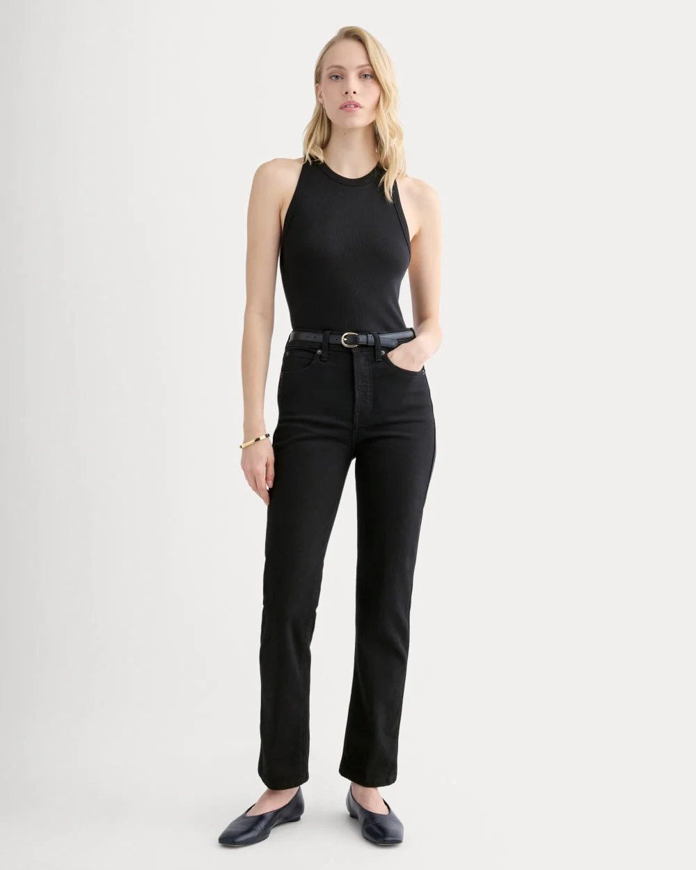 Luxe Rib Racerback Tank | Black - Image 3