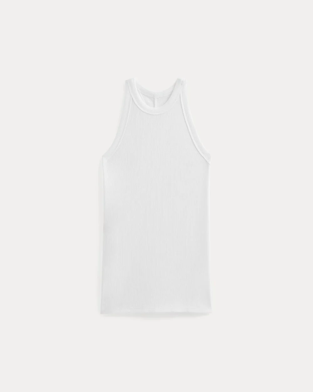 Luxe Rib Racerback Tank | White - Image 2