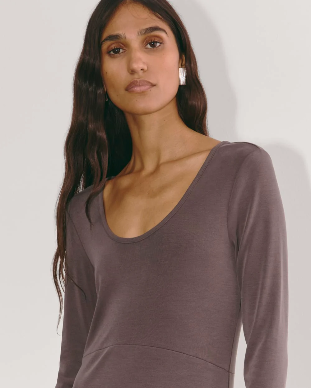 The Maddie Dress in Butterknit | Espresso - Image 3