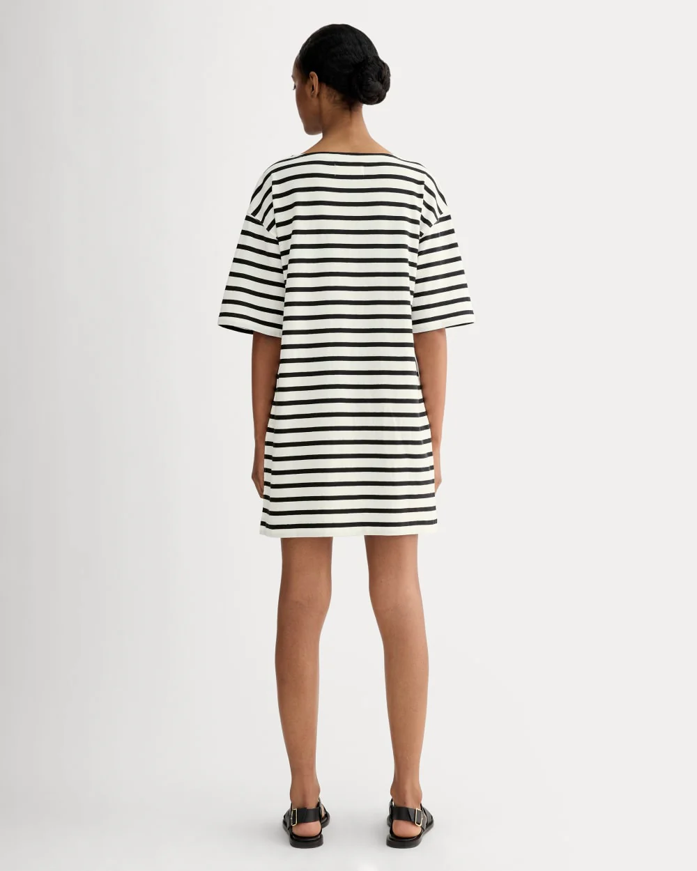 The Mariner Dress | Bone / Black - Image 3