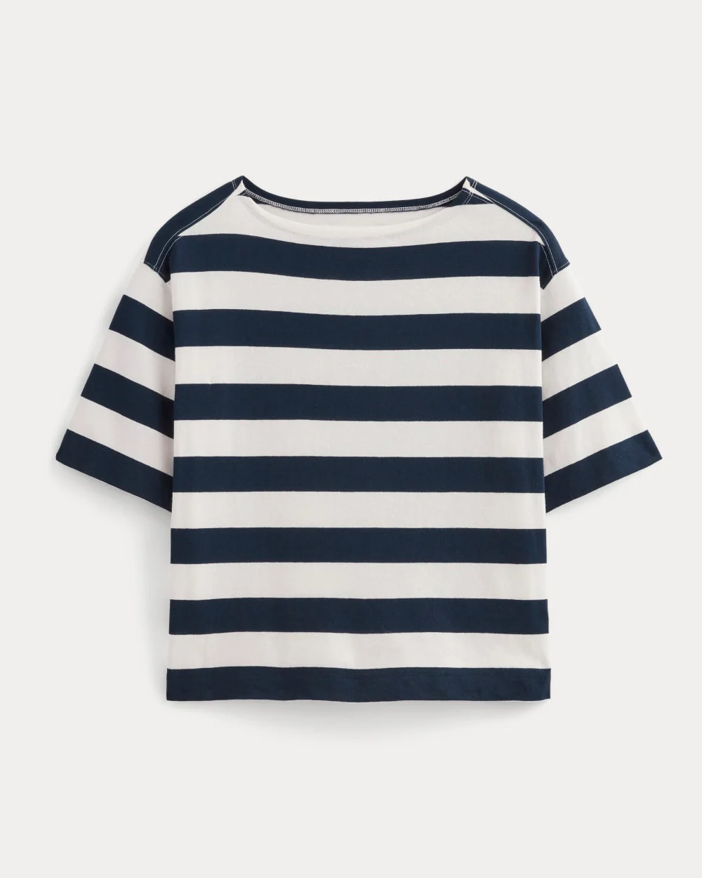 The Mariner Oversized Tee | Navy / Bone - Image 2