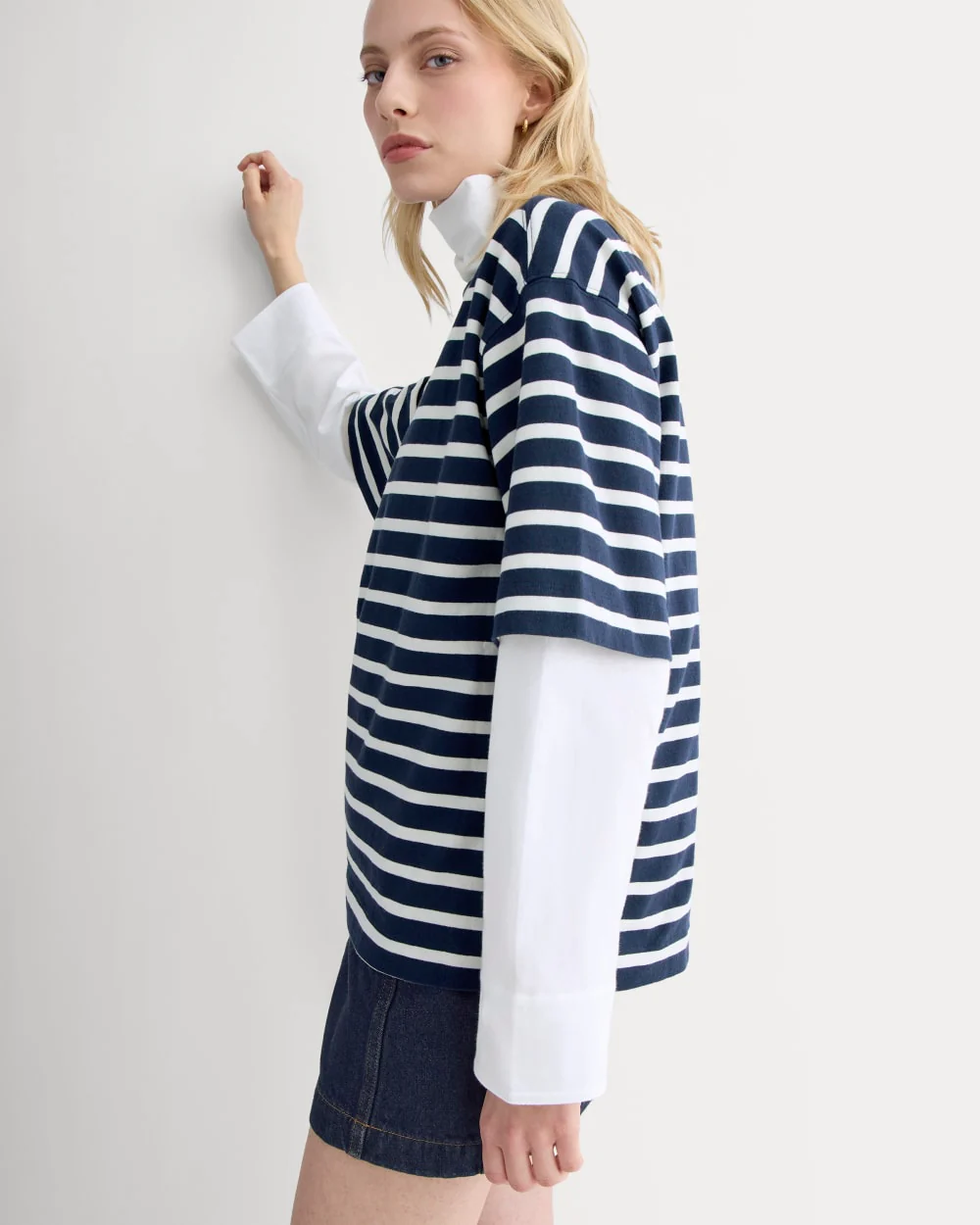 Mariner Tee | Navy / Bone - Image 4
