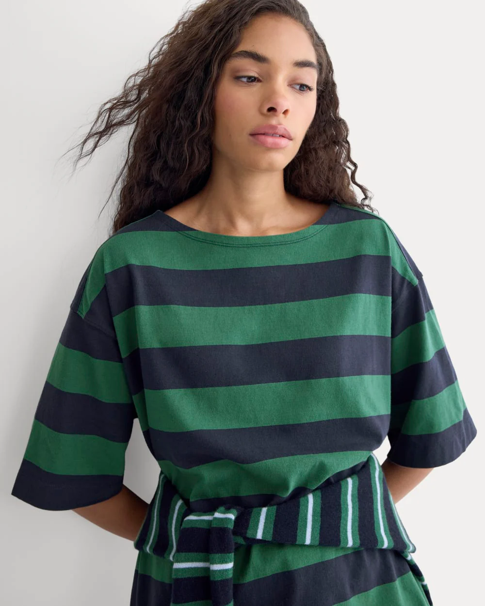 Mariner Tee | Navy/Hunter Green - Image 4