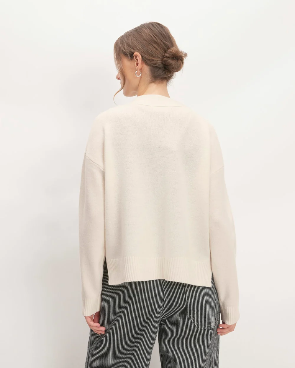 The Good Merino Wool Cardigan | Bone - Image 6