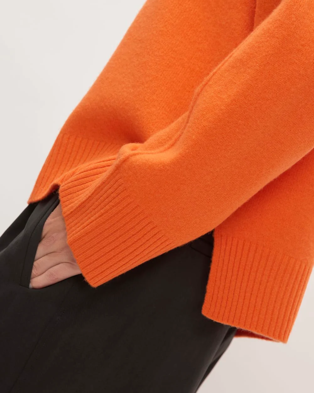 The Good Merino Wool Crewneck Sweater | Orange - Image 5