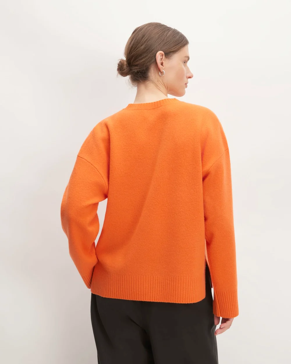 The Good Merino Wool Crewneck Sweater | Orange - Image 6