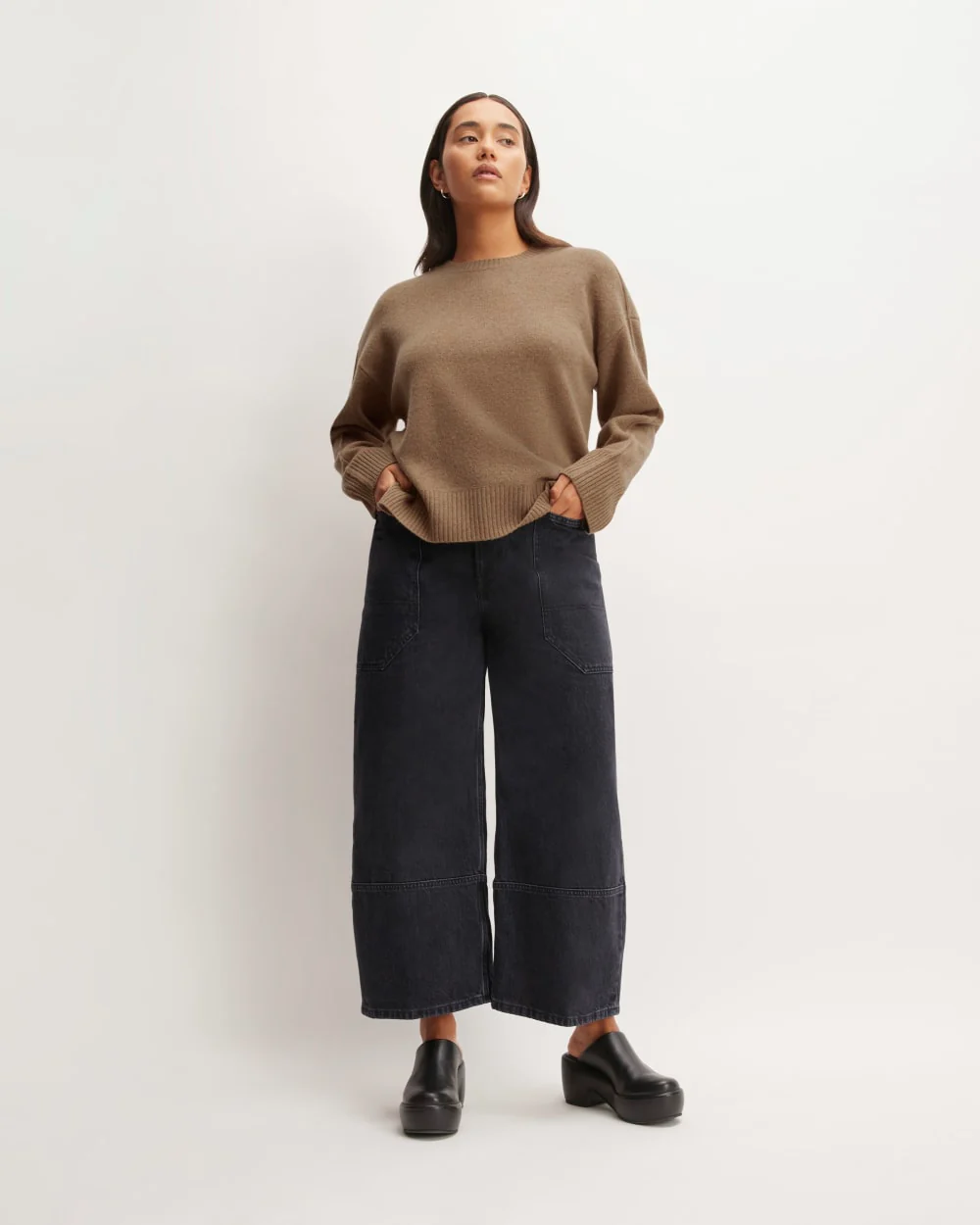 The Good Merino Wool Crewneck Sweater | Praline - Image 3