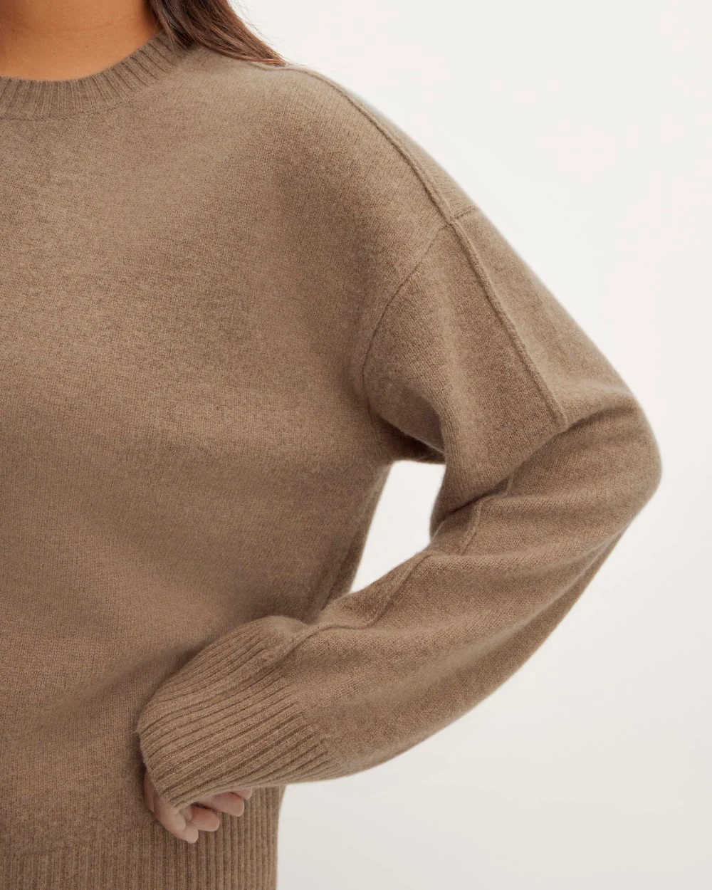 The Good Merino Wool Crewneck Sweater | Praline - Image 5