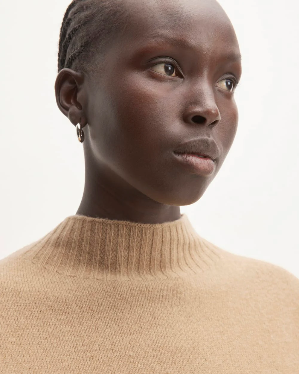 The Good Merino Wool Mockneck Sweater | Light Camel - Image 4