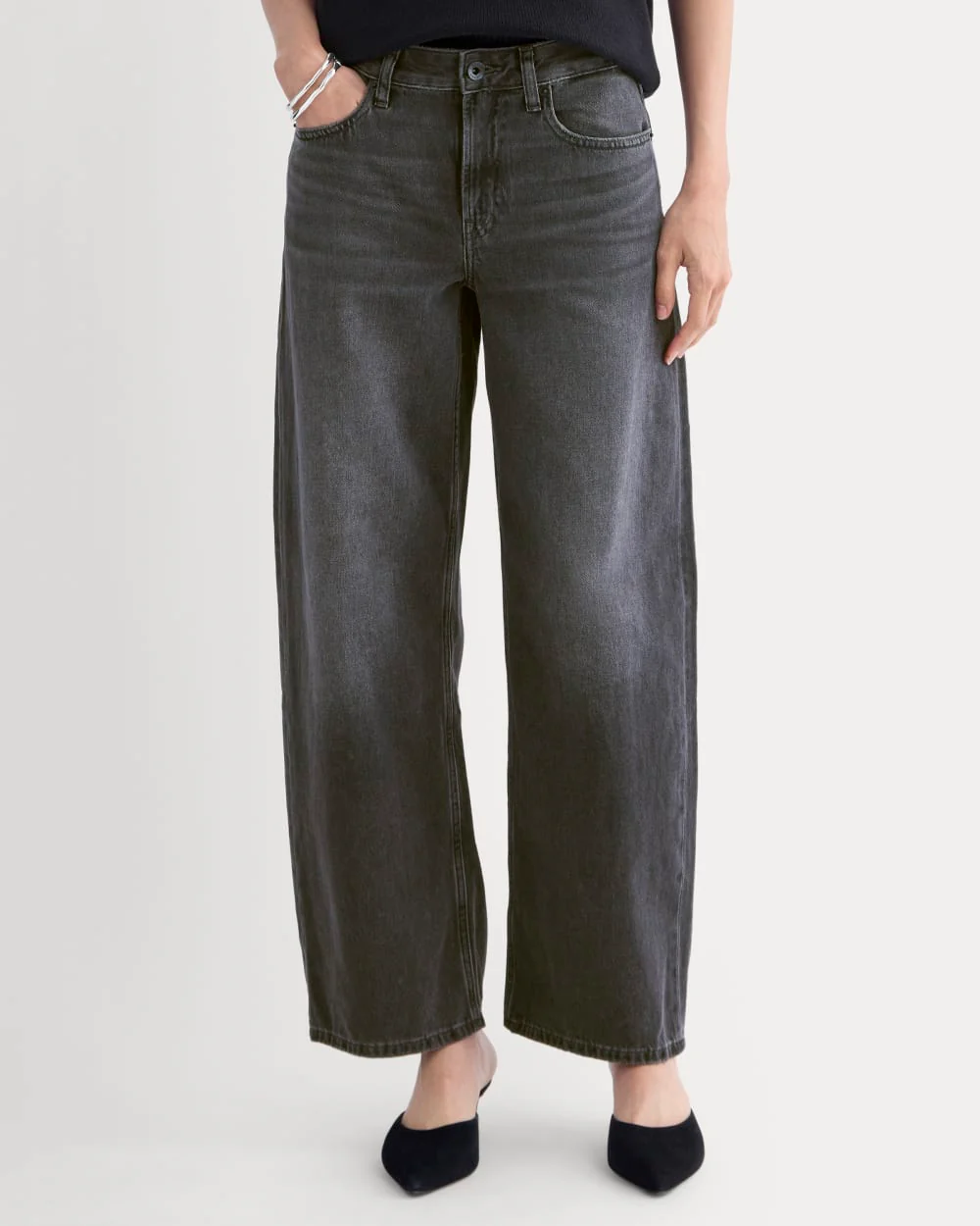 Loose Curve Jean | Carbon Midnight - Image 3