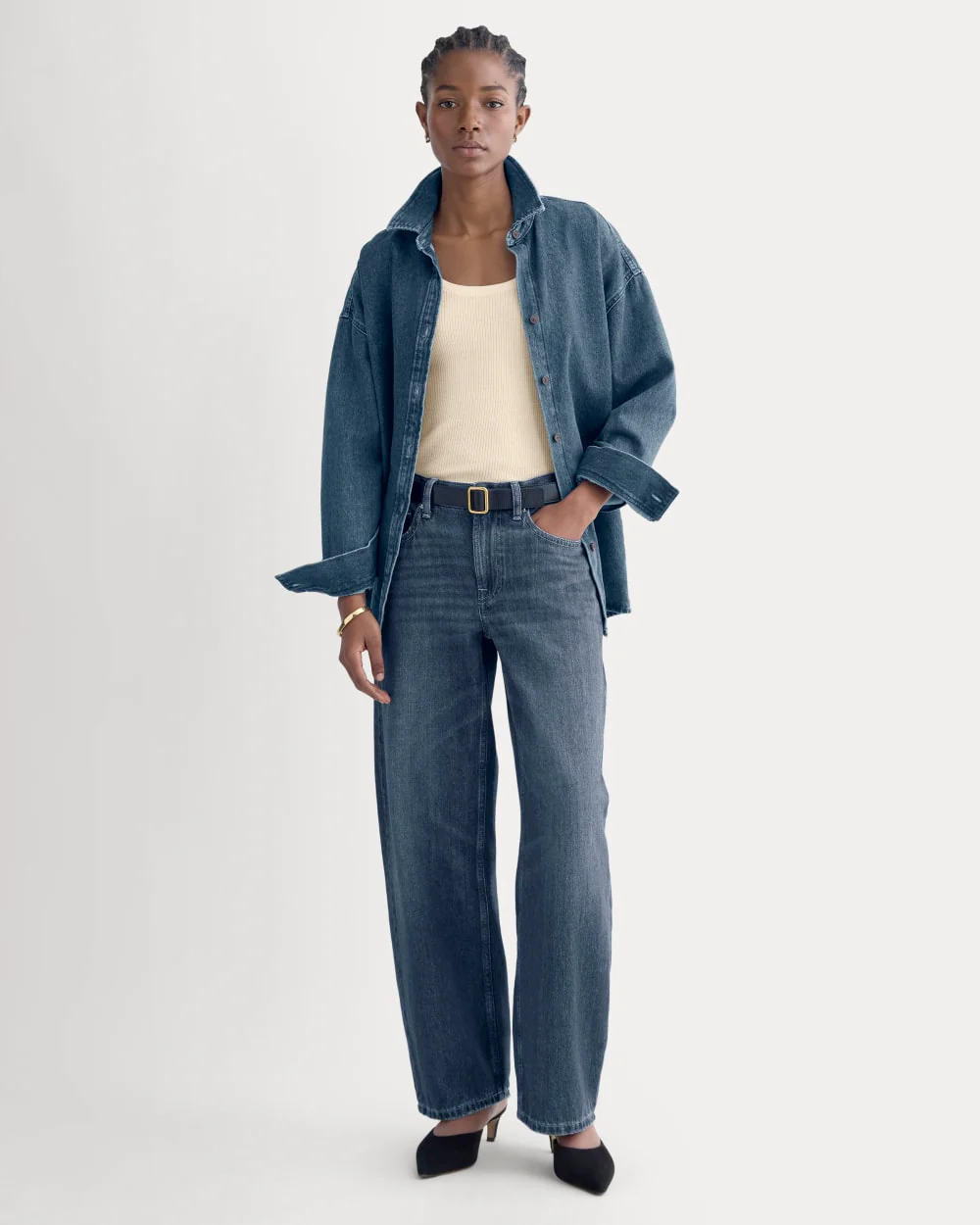 Loose Curve Jean | Tungsten Dark