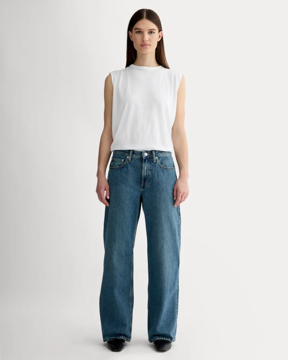 The Mid-Way Jean | Whisper Blue