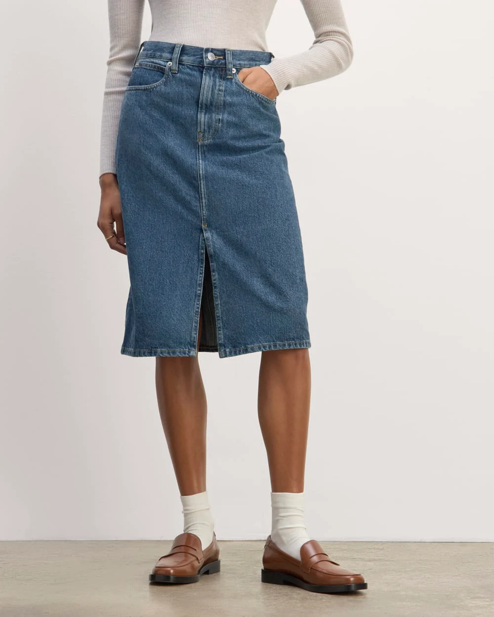The Mid-Way Skirt | Deep Atlantic - Image 3