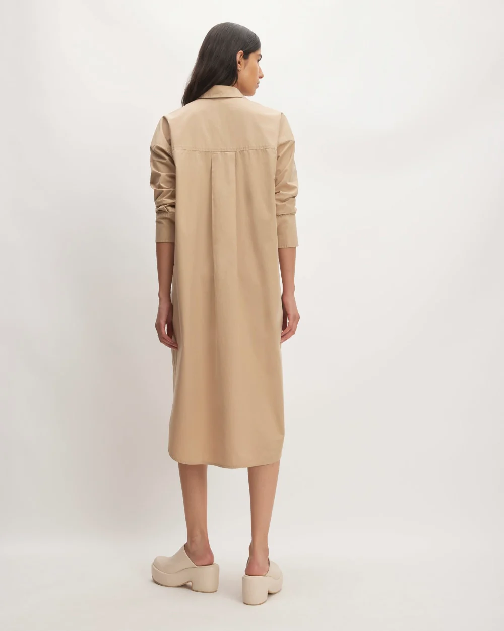 The Midi Cotton Shirt Dress | Cornstalk - Image 6