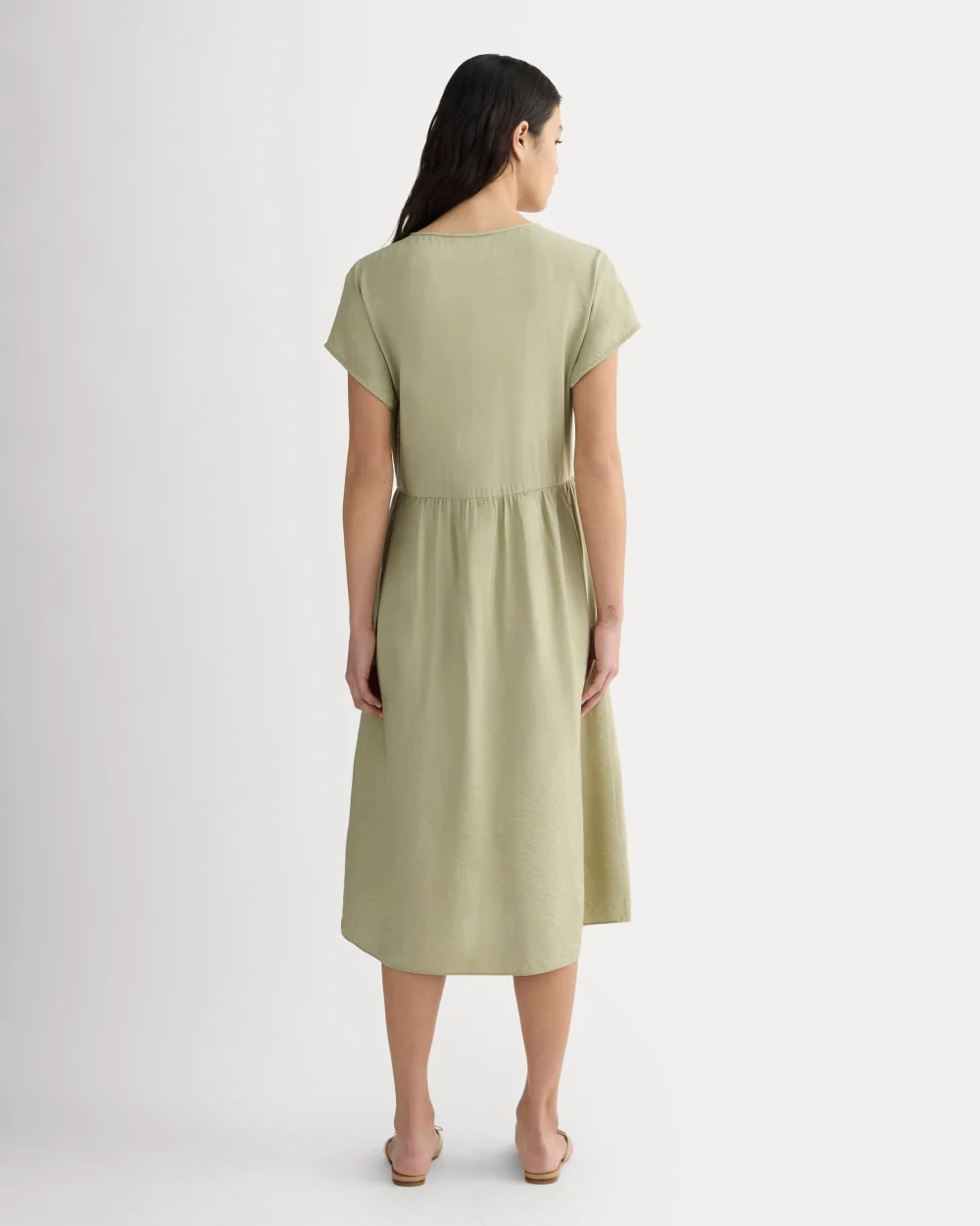 The Midi Dress in SoftLuxe | Eucalyptus - Image 3