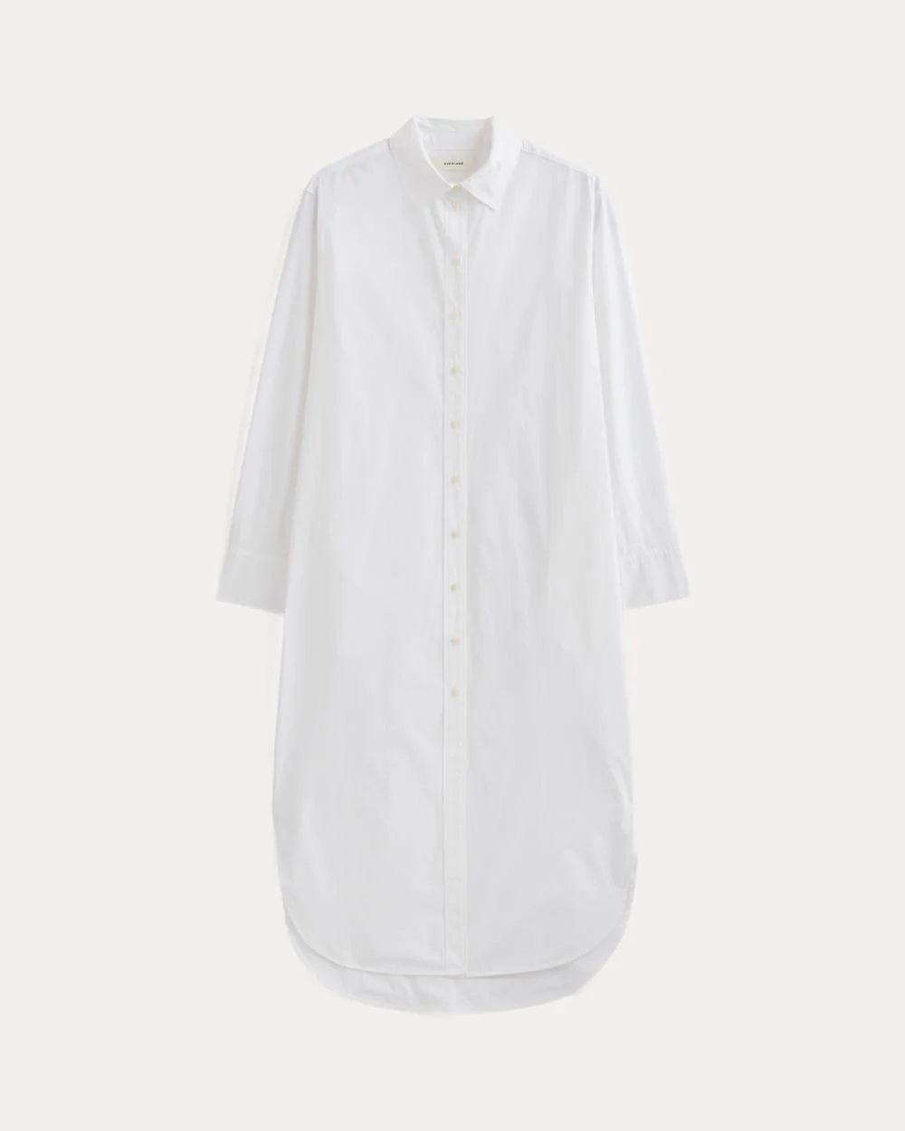 Midi Shirtdress in Ultrasoft Cotton | White - Image 2