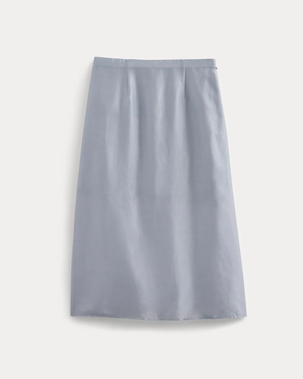 Midi Skirt in Cotton-Silk Organza | Kentucky Blue - Image 2