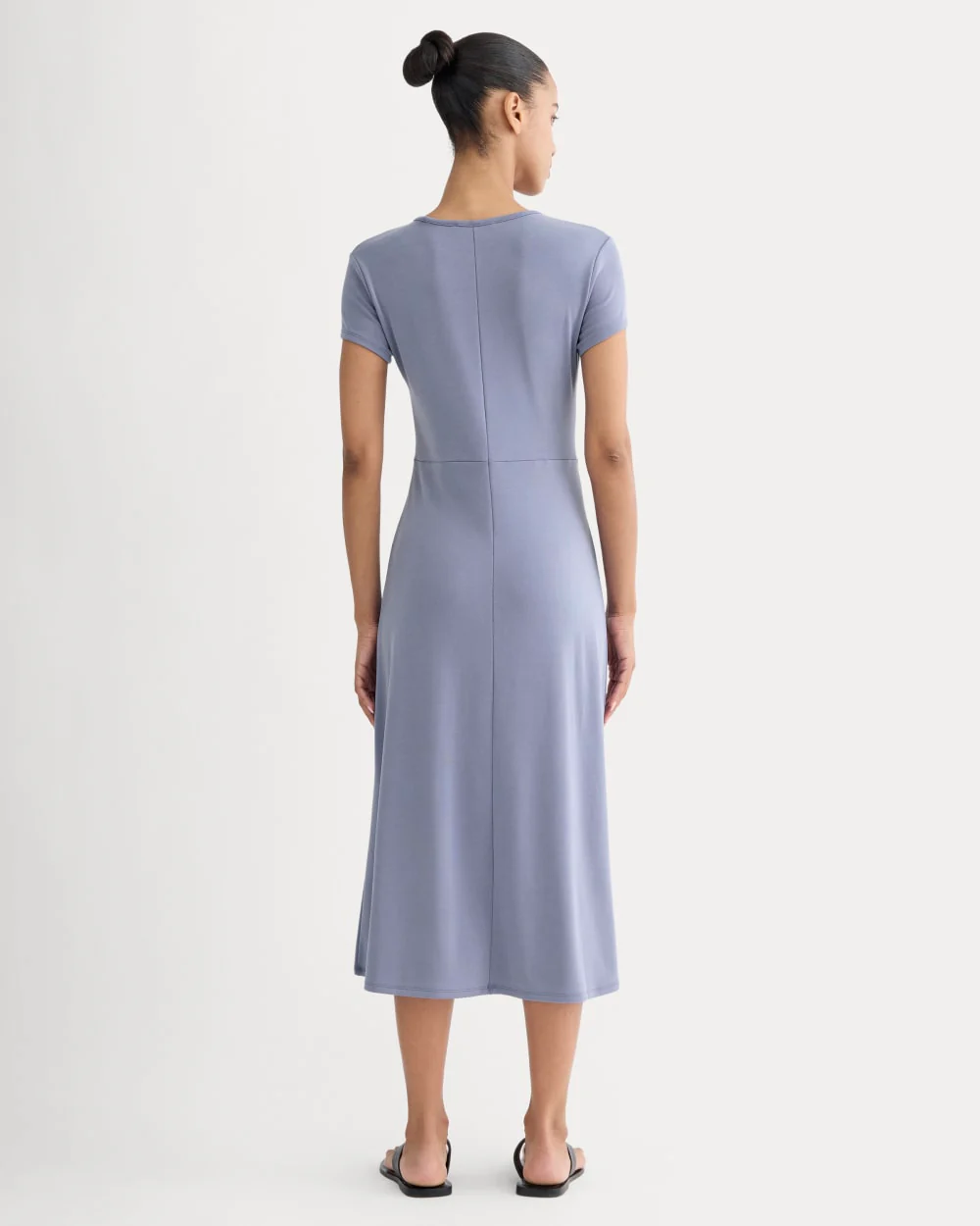 Midi Tee Dress in Butterknit | Blue Dusk - Image 4