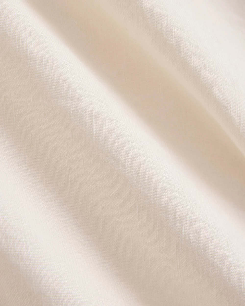 Mini Shift Dress in Stretch Linen | Bone - Image 8