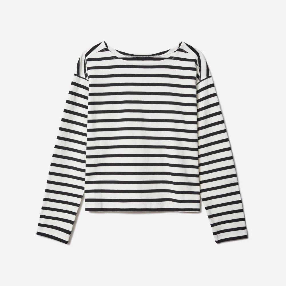 The Mariner Tee | Black / White