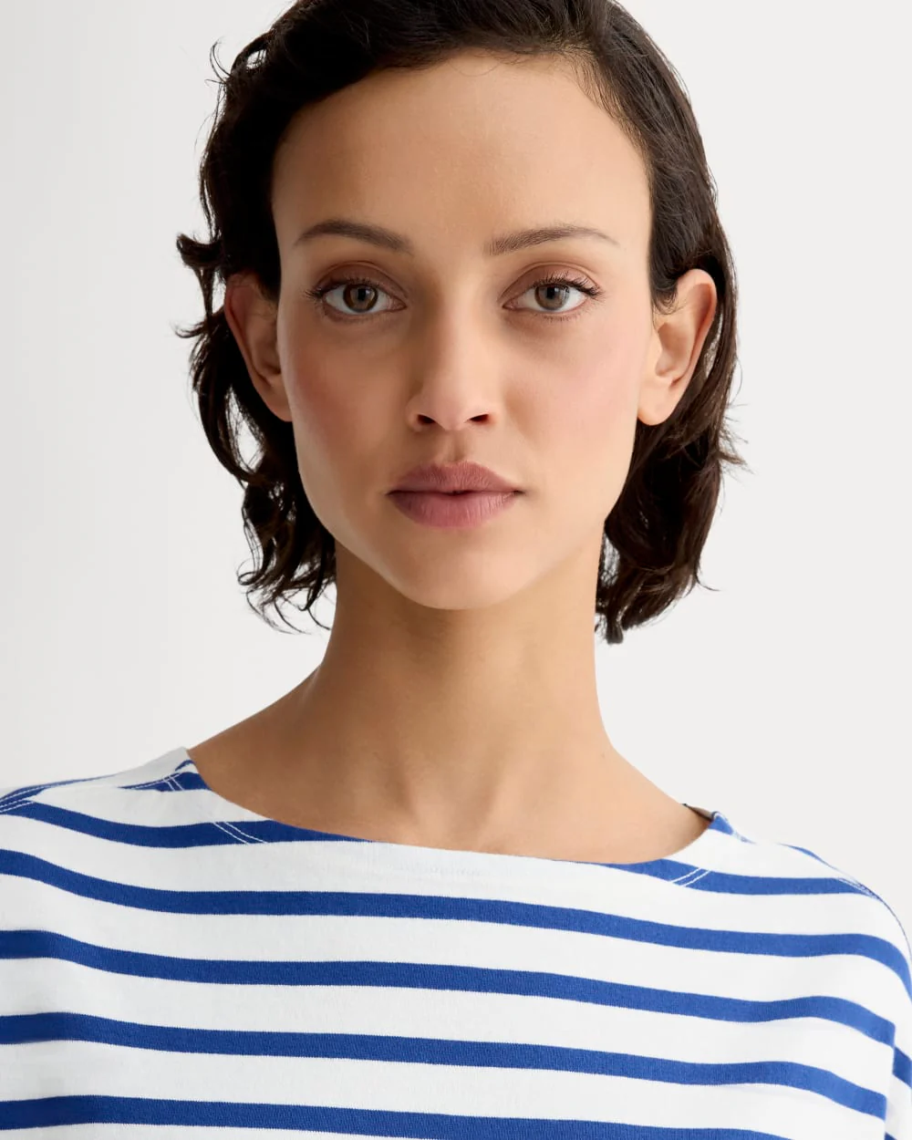 The Mariner Tee | Bone / Mazarine Blue - Image 4