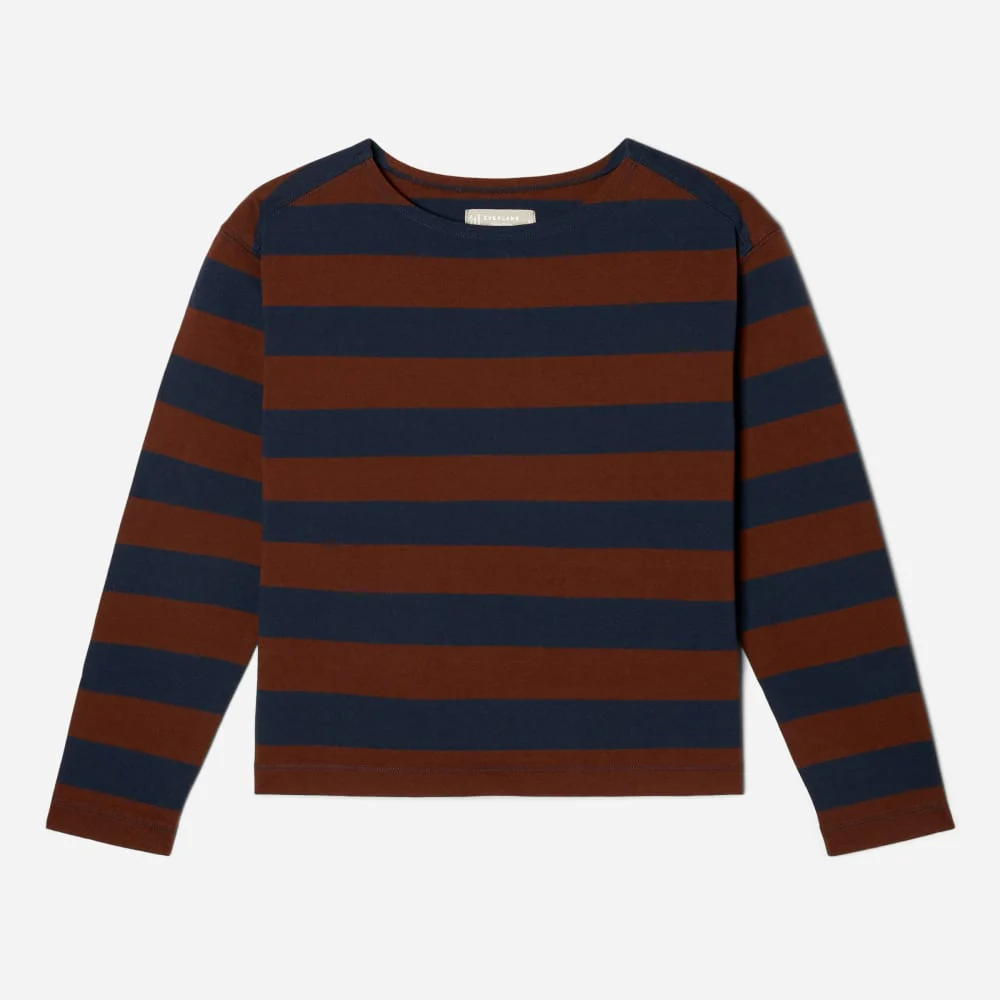 The Mariner Tee | Carob / Navy - Image 2