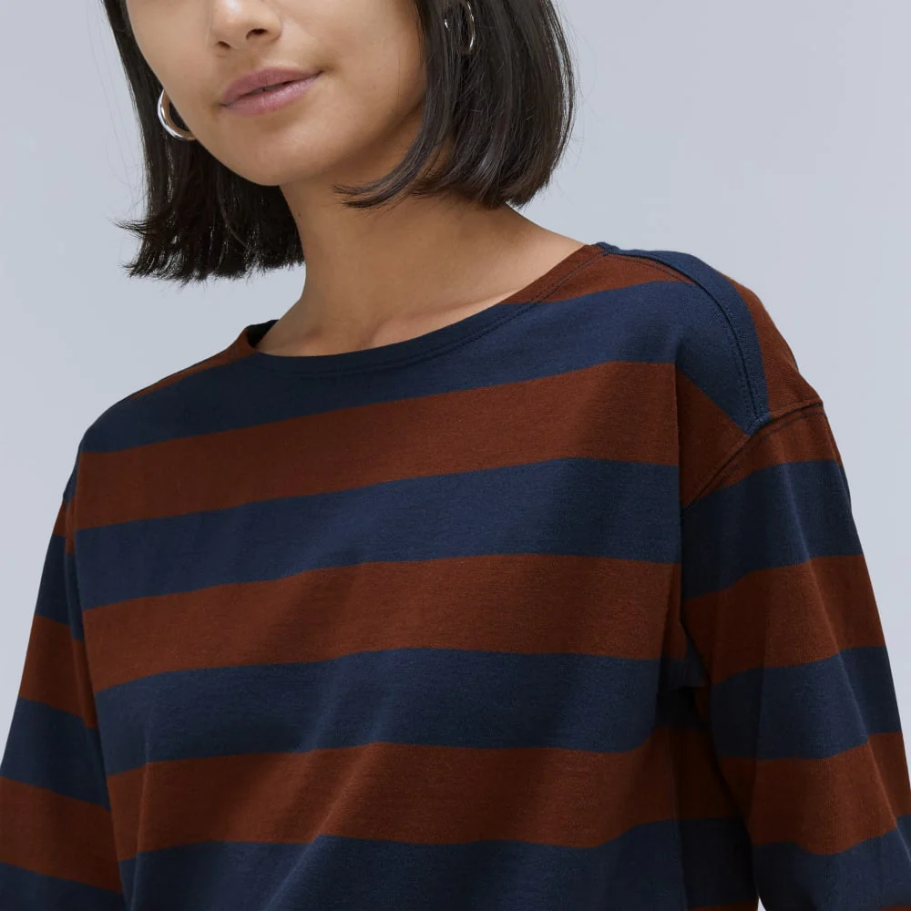 The Mariner Tee | Carob / Navy - Image 4
