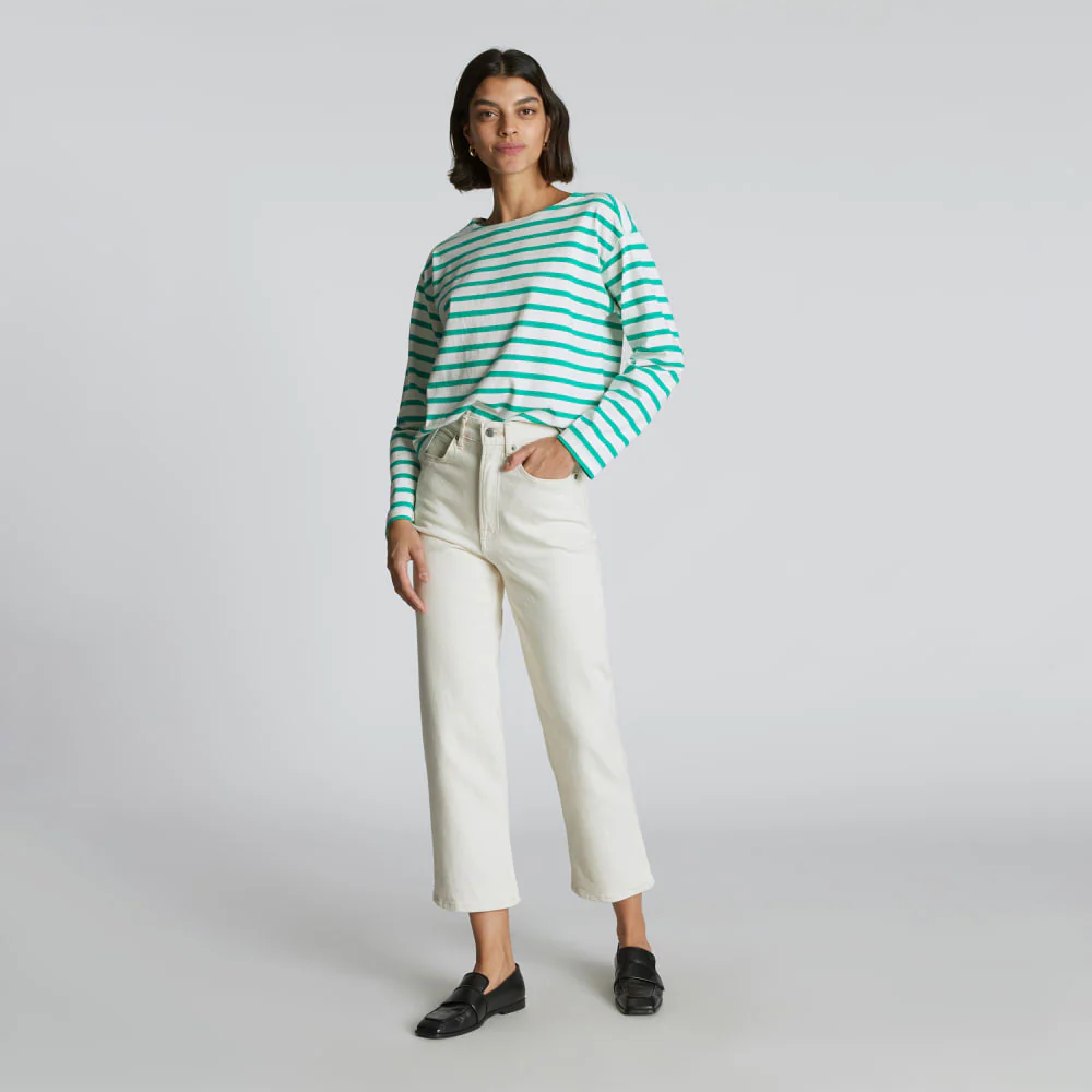 The Mariner Tee | Bright Jade / Canvas Tan - Image 6