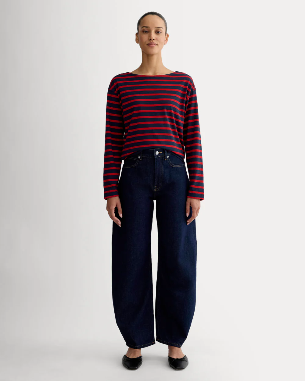 The Mariner Tee | Navy / Classic Red - Image 3
