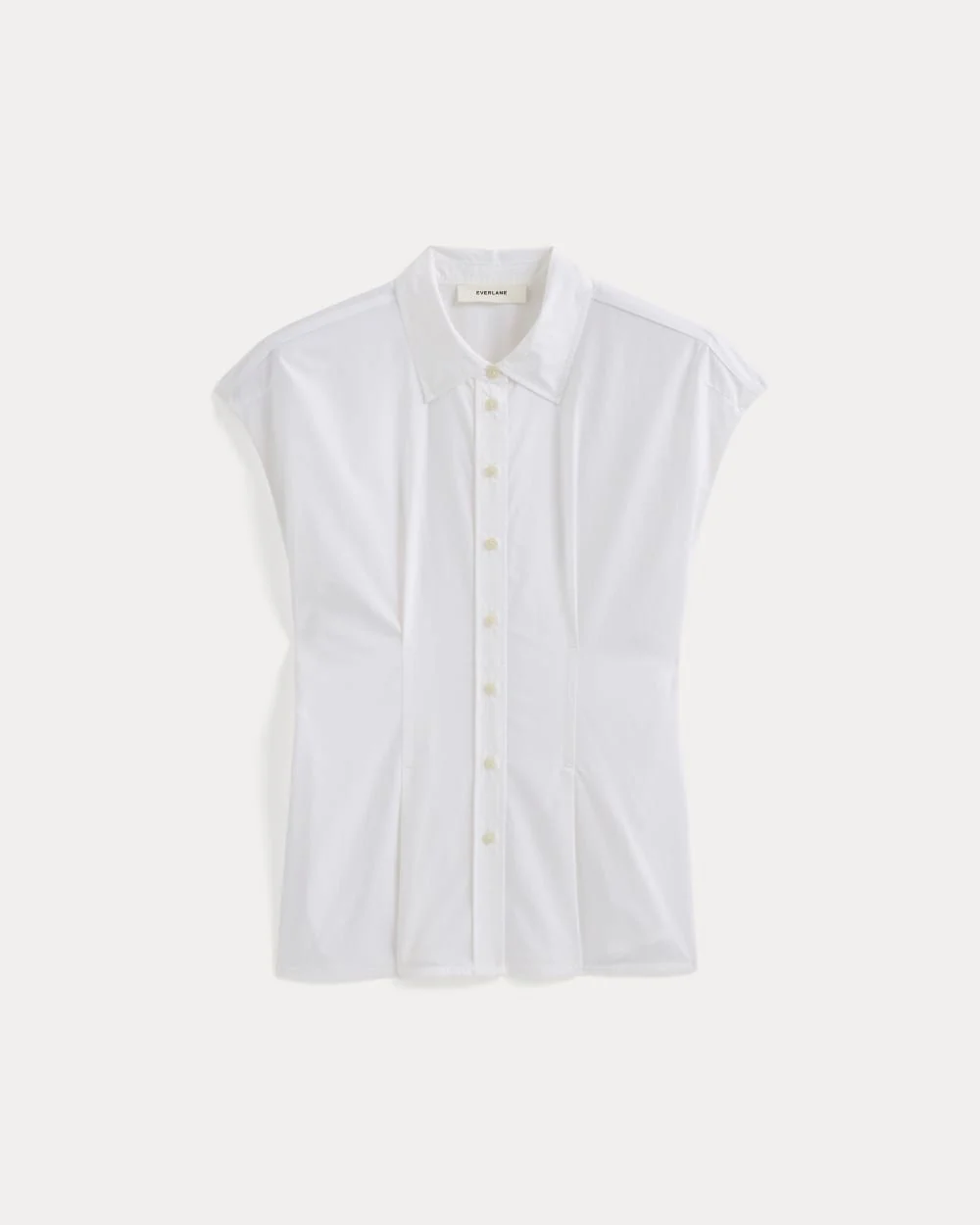 Muscle Shirt in Lightweight Cotton | White - Image 2