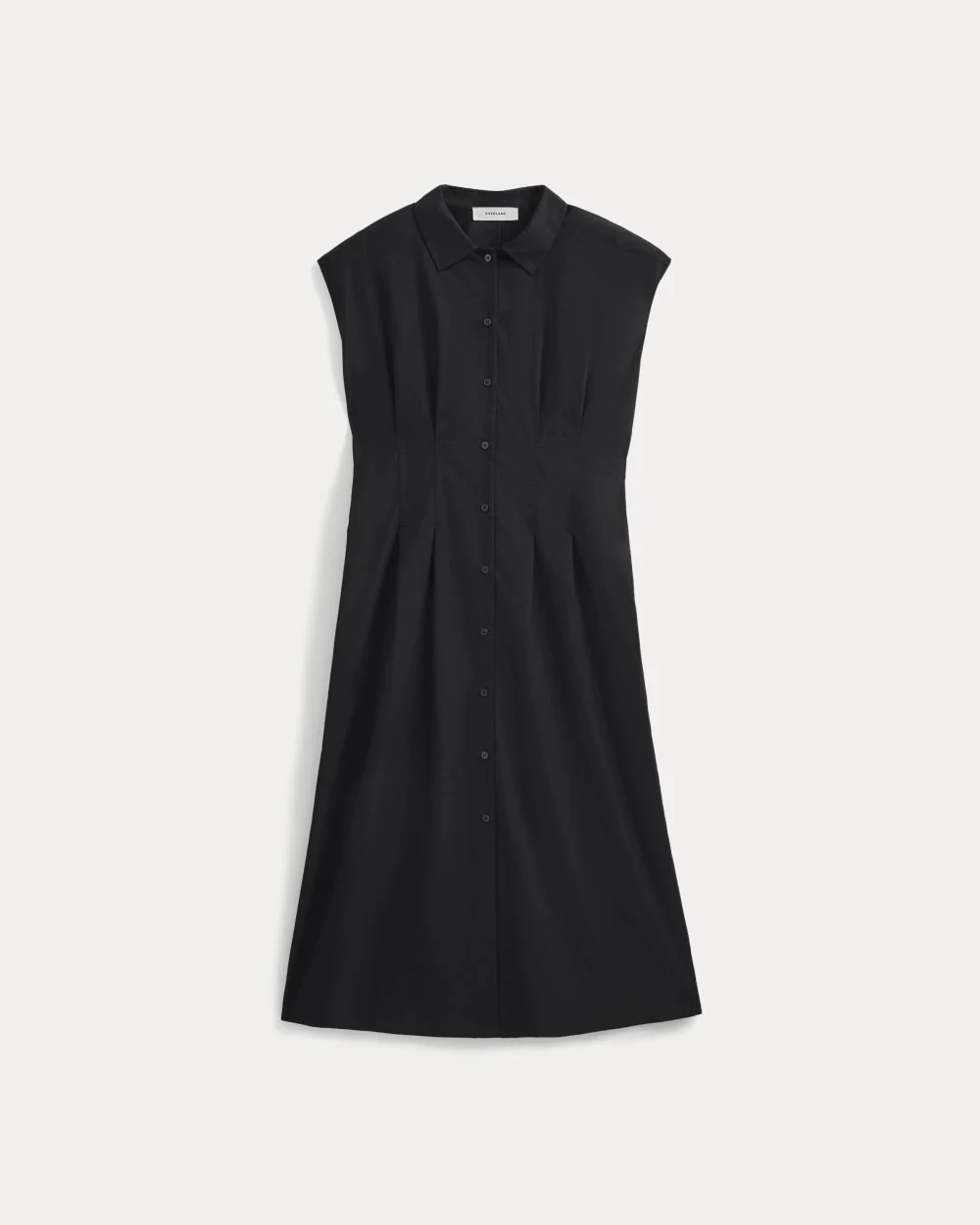 Muscle Shirtdress in Lightweight Cotton | Black - Image 2