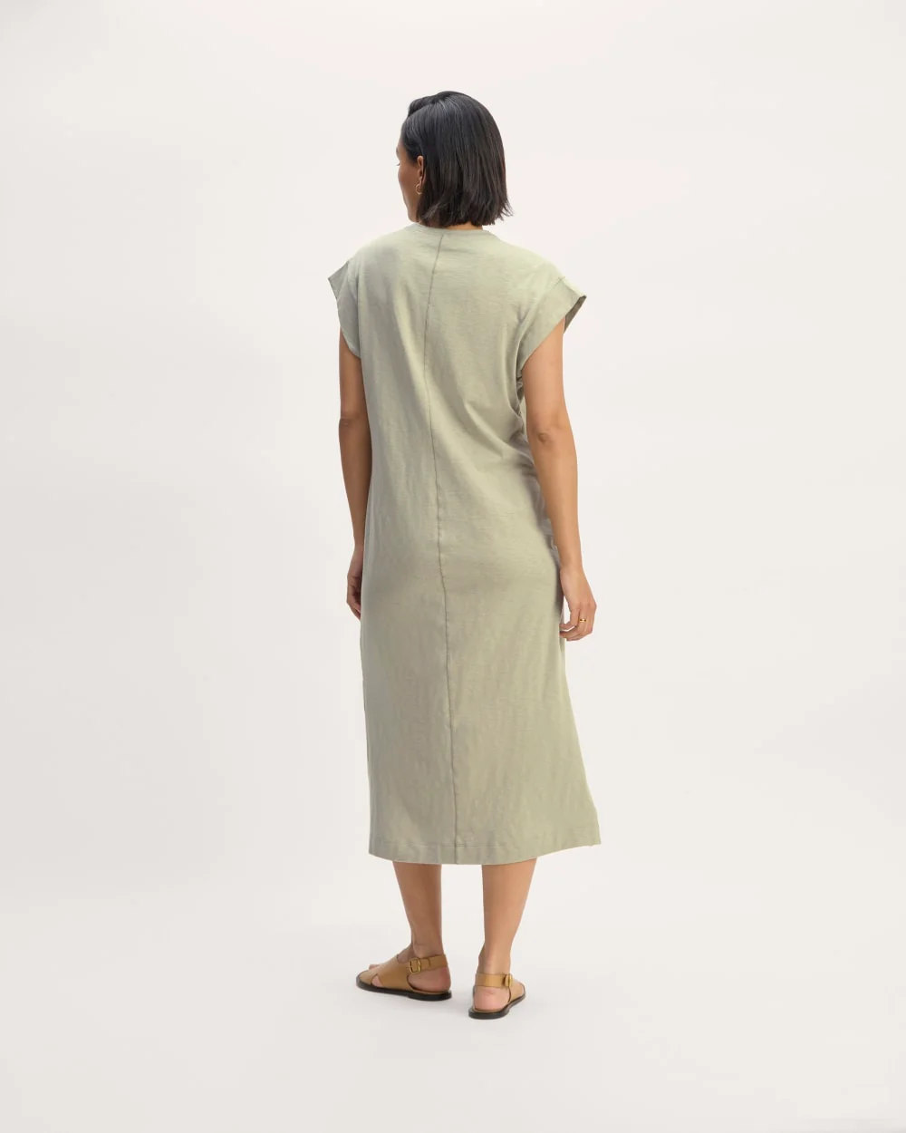 The Muscle Tee Midi Dress | Seagrass - Image 6
