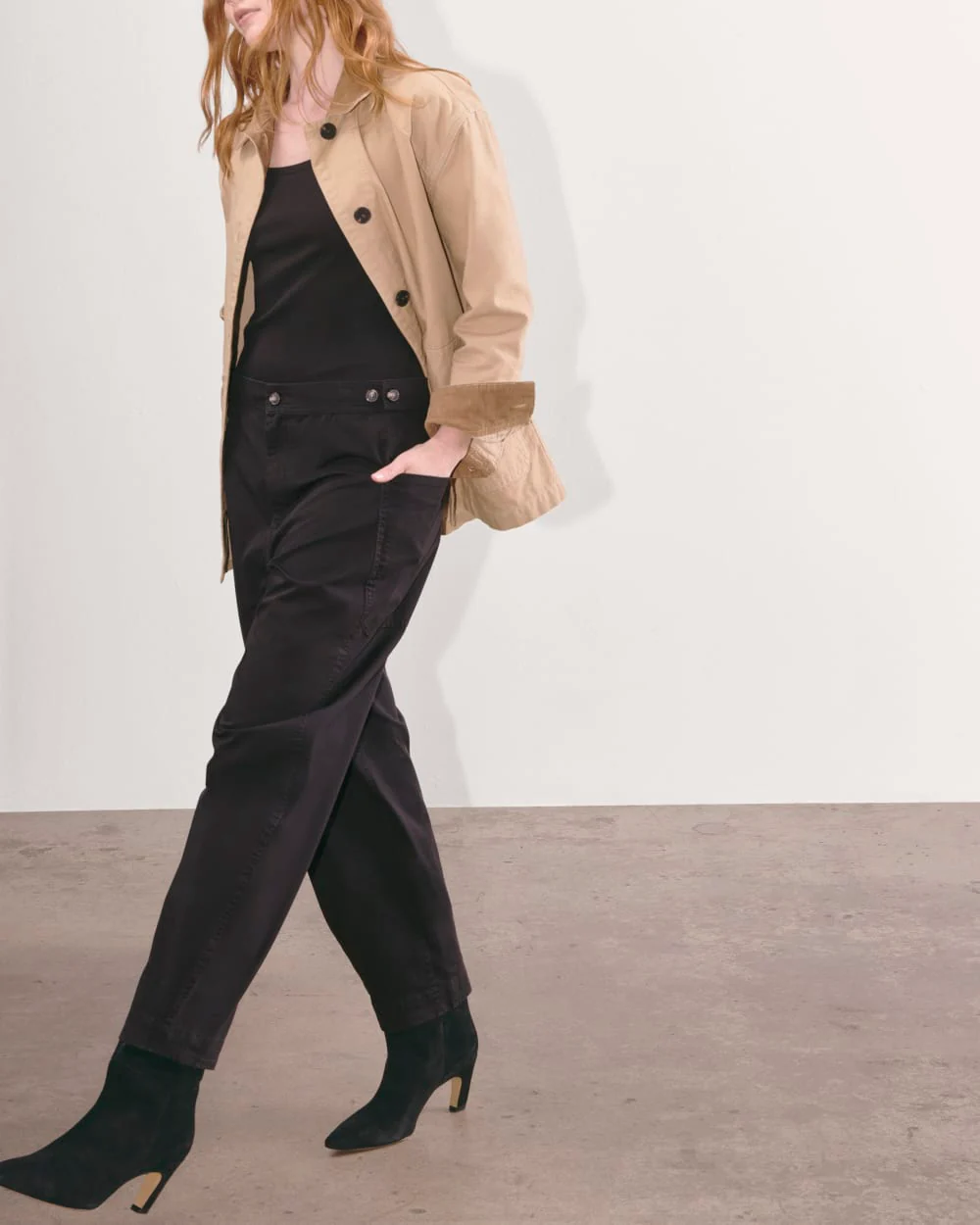 The Barrel Pant | Black - Image 3