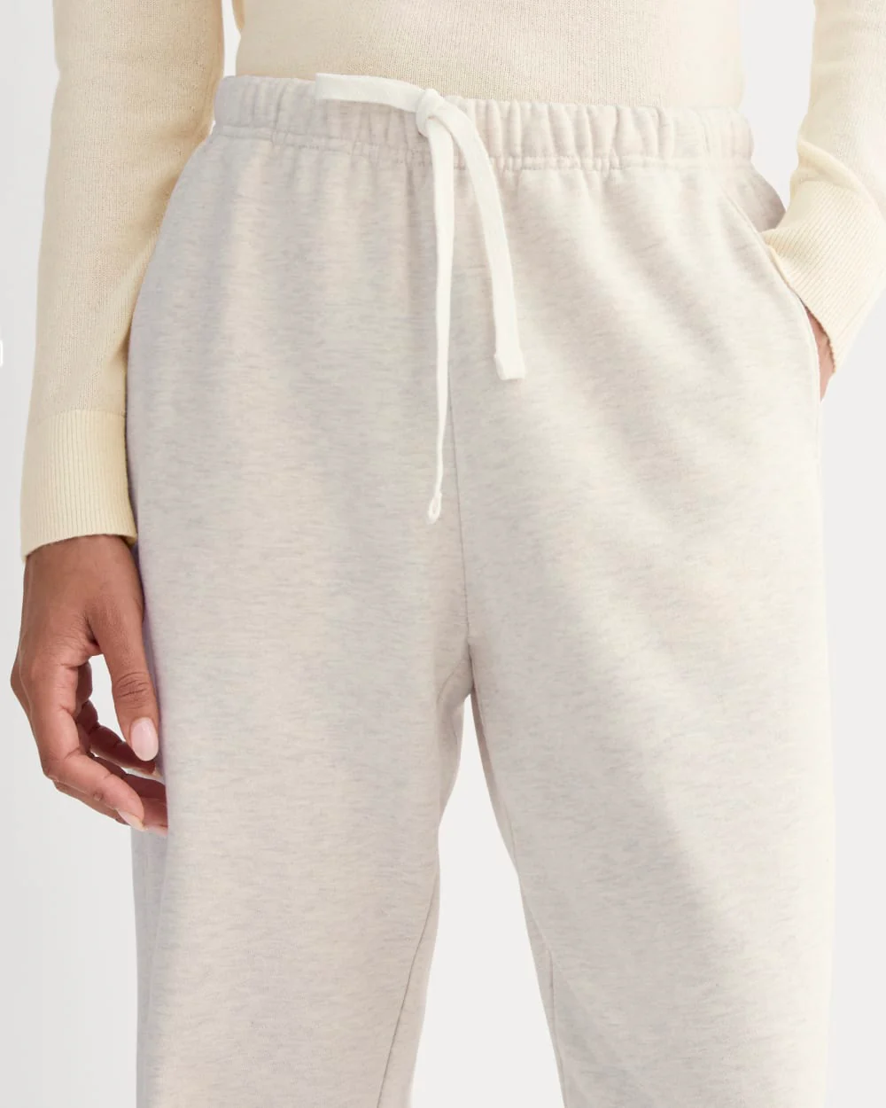 The Off-Duty Jogger | Heathered Oat - Image 4
