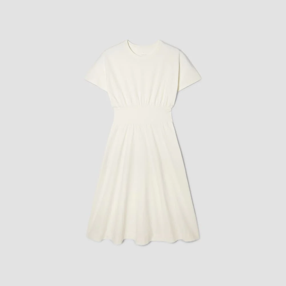 The Organic Cotton Waisted Dress | Canvas - Image 2