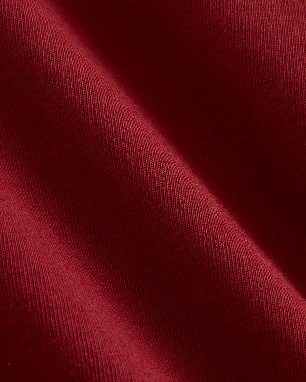 The Box-Cut Tee in Essential Cotton | Merlot | Pocket - Image 5