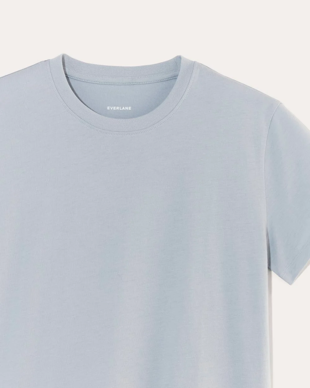 The Box-Cut Tee in Essential Cotton | Blue Slate | No Pocket - Image 6