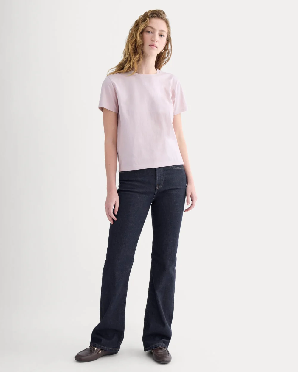 The Box-Cut Tee in Essential Cotton | Burnished Lilac | No Pocket - Image 4